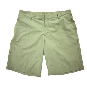 Nike‎ Golf Dri-Fit Standard Fit Striped Green Men's Shorts Size 36